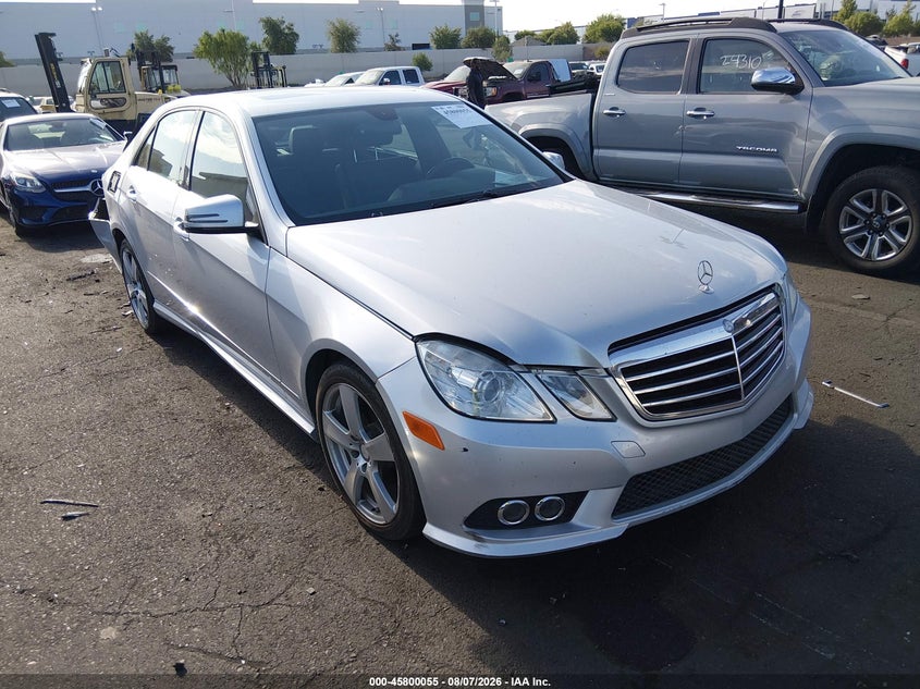 2010 Mercedes-benz E-klasse VIN WDDHF5GB2AA076990 IAAI salvage auction — REAR END, Salvage Certificate (California), sold $975 on 2026-08-28 (photo 1)