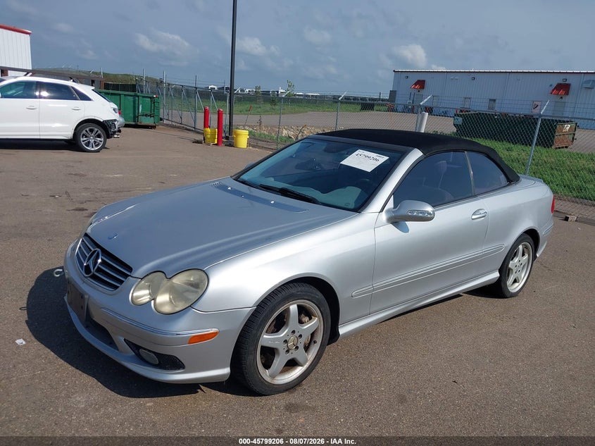 2004 Mercedes-benz Clk-class VIN WDBTK75G54T018356 IAAI salvage auction — FRONT END, Clear (Minnesota), sold $1,050 on 2026-08-17 (photo 2)