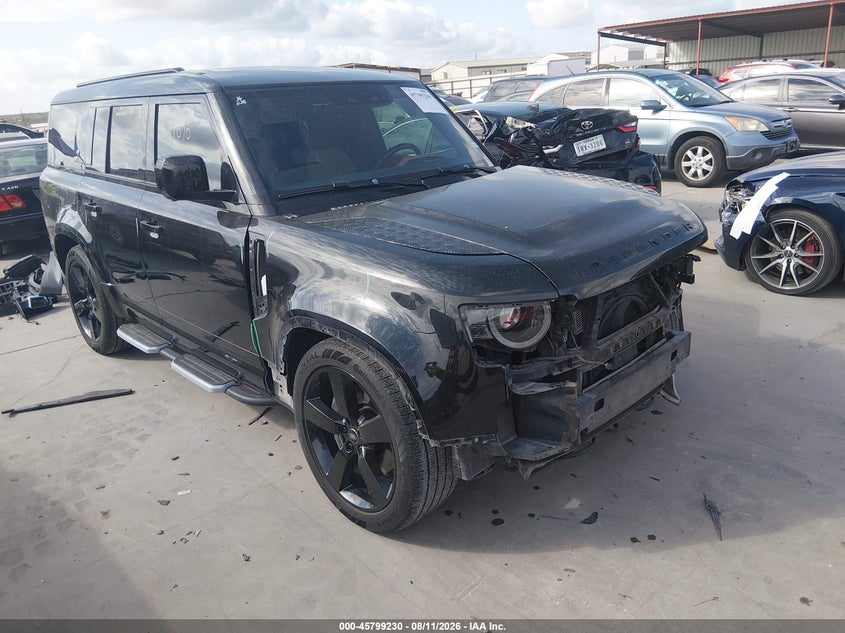 2023 Land rover Defender VIN SALE2FEU5P2202029 IAAI salvage auction — FRONT & REAR, Original (Texas), sold $26,150 on 2026-09-14 (photo 1)