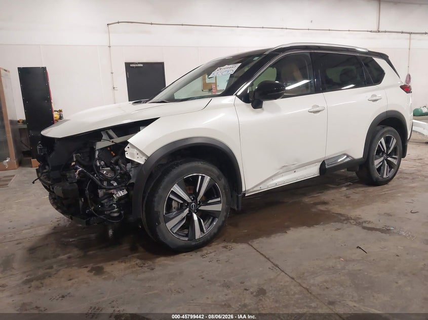 2023 Nissan Rogue VIN JN8BT3DD2PW308703 IAAI salvage auction — FRONT END, Salvage Title, sold $9,500 on 2026-08-21 (photo 2)