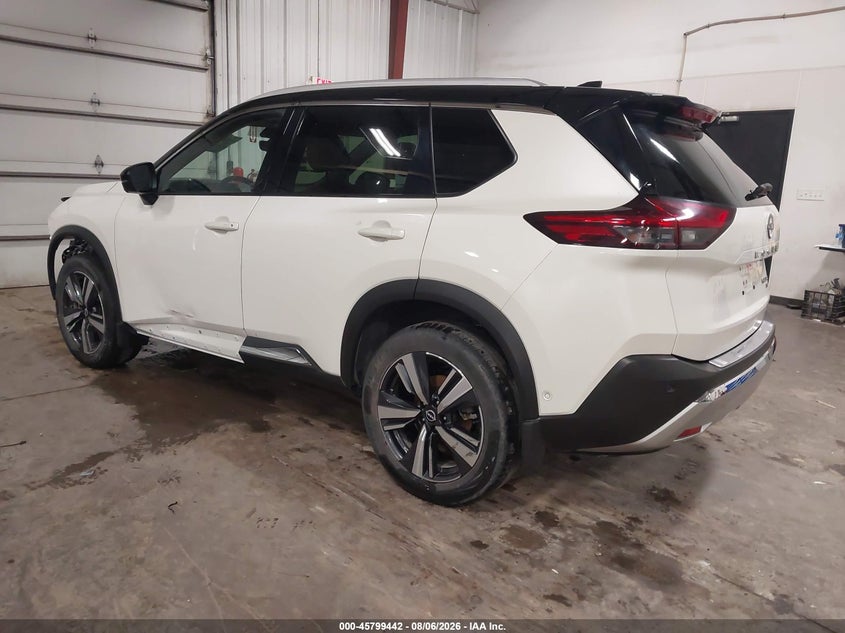 2023 Nissan Rogue VIN JN8BT3DD2PW308703 IAAI salvage auction — FRONT END, Salvage Title, sold $9,500 on 2026-08-21 (photo 3)