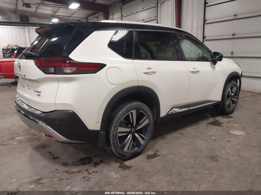 2023 Nissan Rogue VIN JN8BT3DD2PW308703 IAAI salvage auction — FRONT END, Salvage Title, sold $9,500 on 2026-08-21 (photo 4)