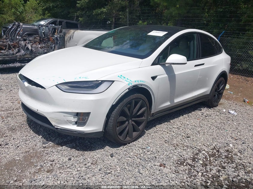 2020 Tesla Model x VIN 5YJXCBE28LF300368 IAAI salvage auction — ALL OVER, Wait Title, sold $13,100 on 2026-08-28 (photo 2)