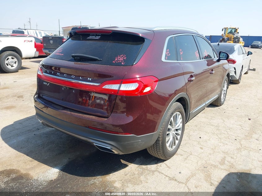 2017 Lincoln Mkx VIN 2LMPJ6KR8HBL13804 IAAI salvage auction — LEFT FRONT, Salvage Title, sold $5,500 on 2026-09-06 (photo 4)
