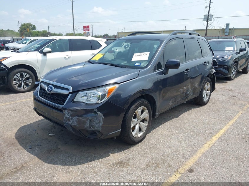 2015 Subaru Forester VIN JF2SJADC6FH595660 IAAI salvage auction — LEFT SIDE, Original (Texas), sold $2,175 on 2026-09-14 (photo 2)