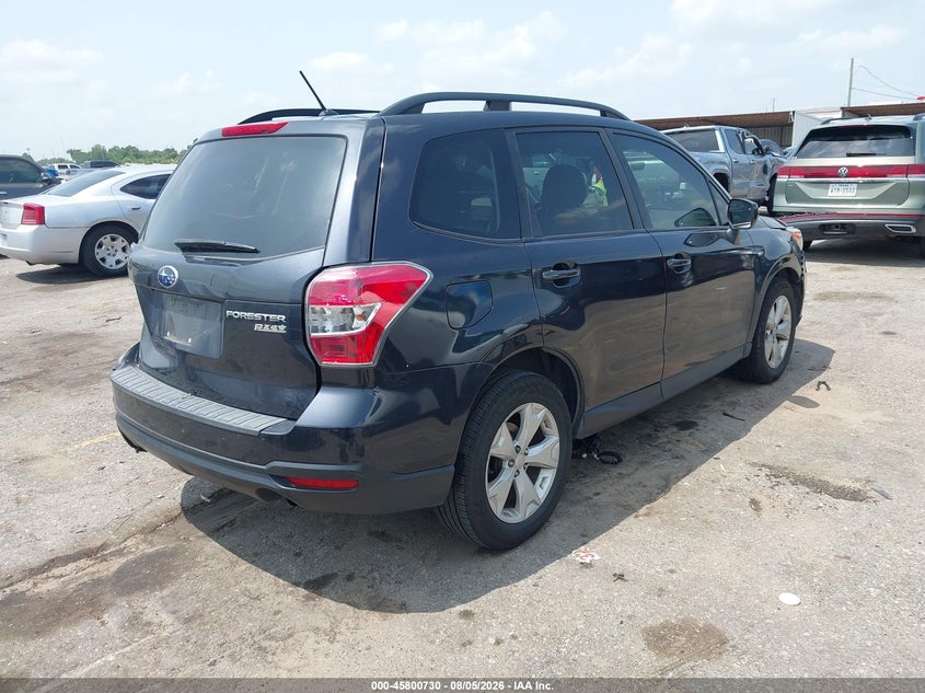 2015 Subaru Forester VIN JF2SJADC6FH595660 IAAI salvage auction — LEFT SIDE, Original (Texas), sold $2,175 on 2026-09-14 (photo 4)