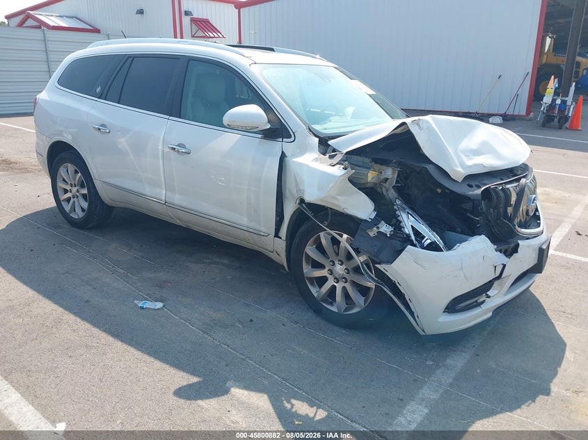 2017 Buick Enclave VIN 5GAKRCKD6HJ232108 IAAI salvage auction — FRONT END, Wait Title, sold $925 on 2026-08-26 (photo 1)