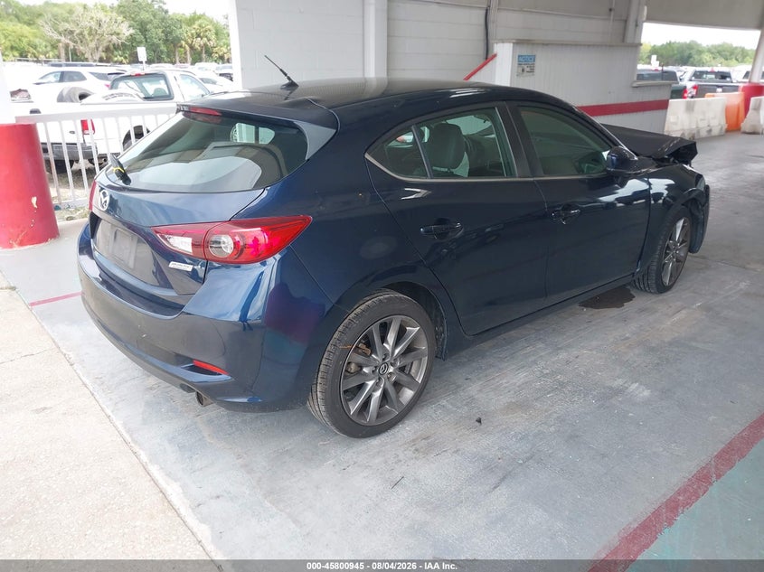 2018 Mazda 3 VIN 3MZBN1L38JM250443 IAAI salvage auction — FRONT END, Wait Title, sold $650 on 2026-08-30 (photo 4)