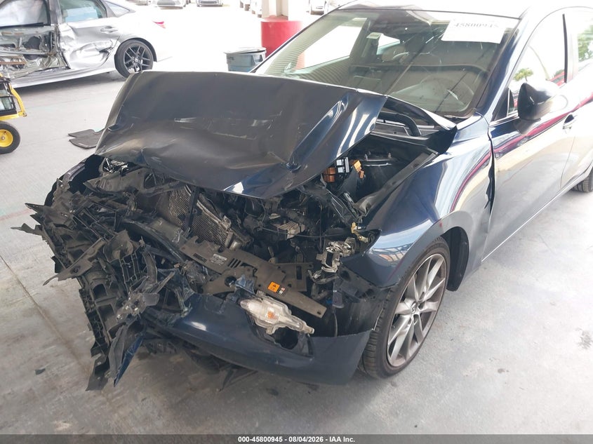2018 Mazda 3 VIN 3MZBN1L38JM250443 IAAI salvage auction — FRONT END, Wait Title, sold $650 on 2026-08-30 (photo 6)