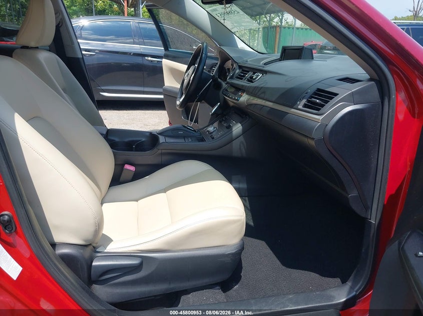 2012 Lexus Ct VIN JTHKD5BH1C2060423 IAAI salvage auction — FRONT END, Wait Title, sold $3,250 on 2026-09-03 (photo 5)