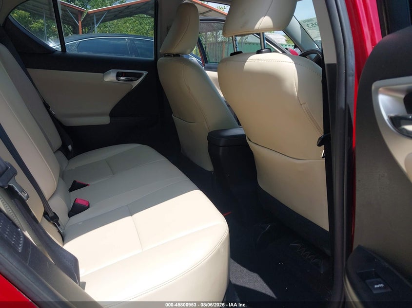2012 Lexus Ct VIN JTHKD5BH1C2060423 IAAI salvage auction — FRONT END, Wait Title, sold $3,250 on 2026-09-03 (photo 8)