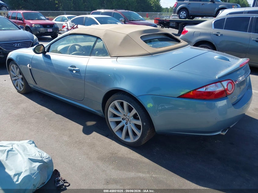 2007 Jaguar Xk VIN SAJDA44B675B03362 IAAI salvage auction — NORMAL WEAR, Clear (North Carolina), sold $7,125 on 2026-08-19 (photo 3)