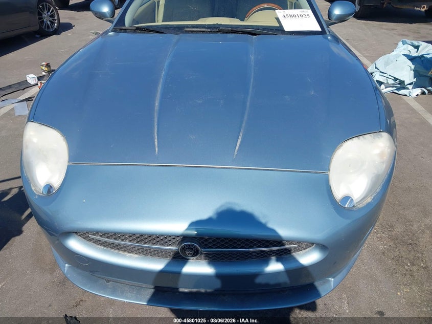 2007 Jaguar Xk VIN SAJDA44B675B03362 IAAI salvage auction — NORMAL WEAR, Clear (North Carolina), sold $7,125 on 2026-08-19 (photo 6)