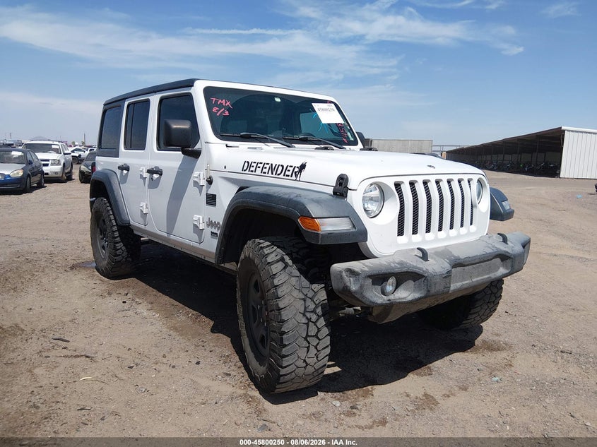 2018 Jeep Wrangler unlimited VIN 1C4HJXDN3JW222562 — IAAI salvage auction photo