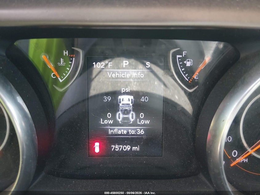 2018 Jeep Wrangler unlimited VIN 1C4HJXDN3JW222562 IAAI salvage auction — FRONT END, Clear (Arizona), sold $12,775 on 2026-08-18 (photo 7)
