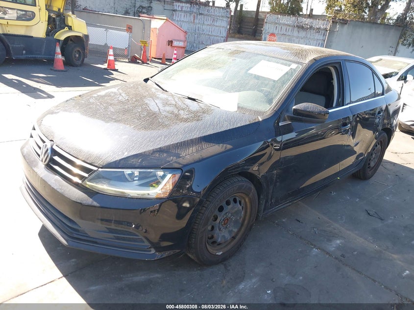 2017 Volkswagen Jetta VIN 3VW2B7AJ9HM402804 IAAI salvage auction — SIDE, Salvage Certificate (California), sold $2,750 on 2026-08-21 (photo 2)