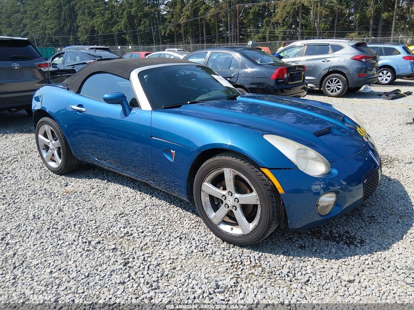 2007 Pontiac Solstice VIN 1G2MB35B17Y131655 IAAI salvage auction — REAR END, Bill Of Sale (Washington), sold $650 on 2026-08-24 (photo 1)