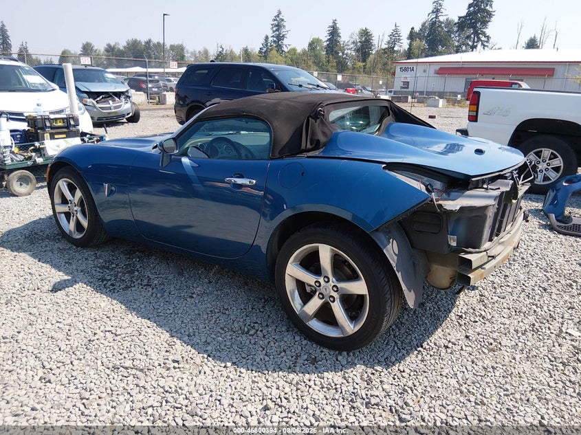 2007 Pontiac Solstice VIN 1G2MB35B17Y131655 IAAI salvage auction — REAR END, Bill Of Sale (Washington), sold $650 on 2026-08-24 (photo 3)