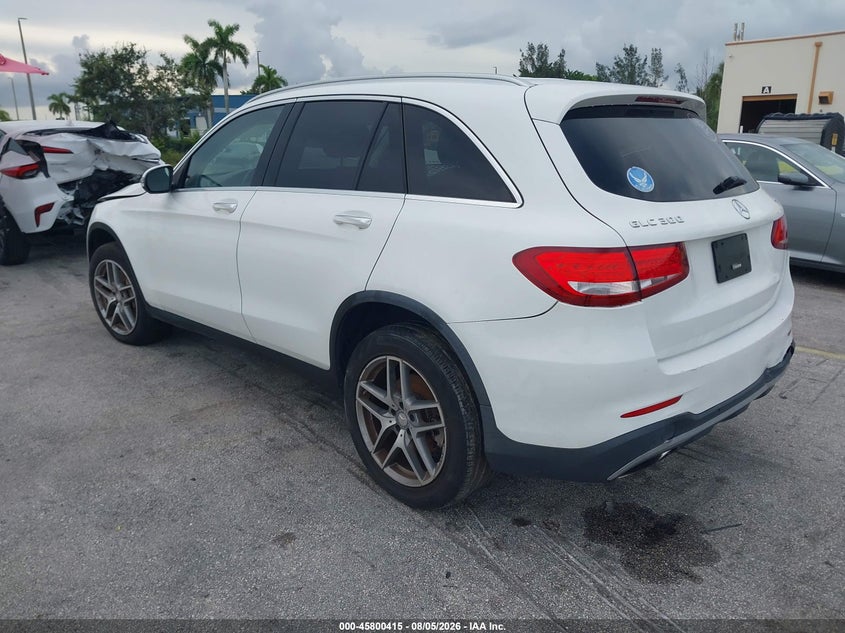 2016 Mercedes-benz Glc VIN WDC0G4KB4GF062763 IAAI salvage auction — FRONT & REAR, Clear (Florida), sold $4,500 on 2026-08-13 (photo 3)