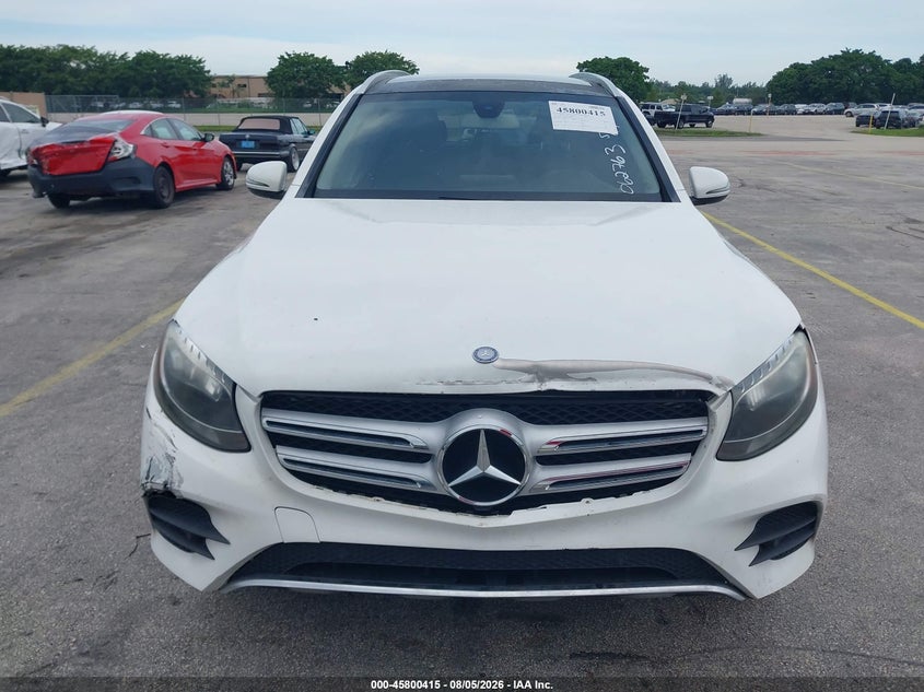 2016 Mercedes-benz Glc VIN WDC0G4KB4GF062763 IAAI salvage auction — FRONT & REAR, Clear (Florida), sold $4,500 on 2026-08-13 (photo 6)