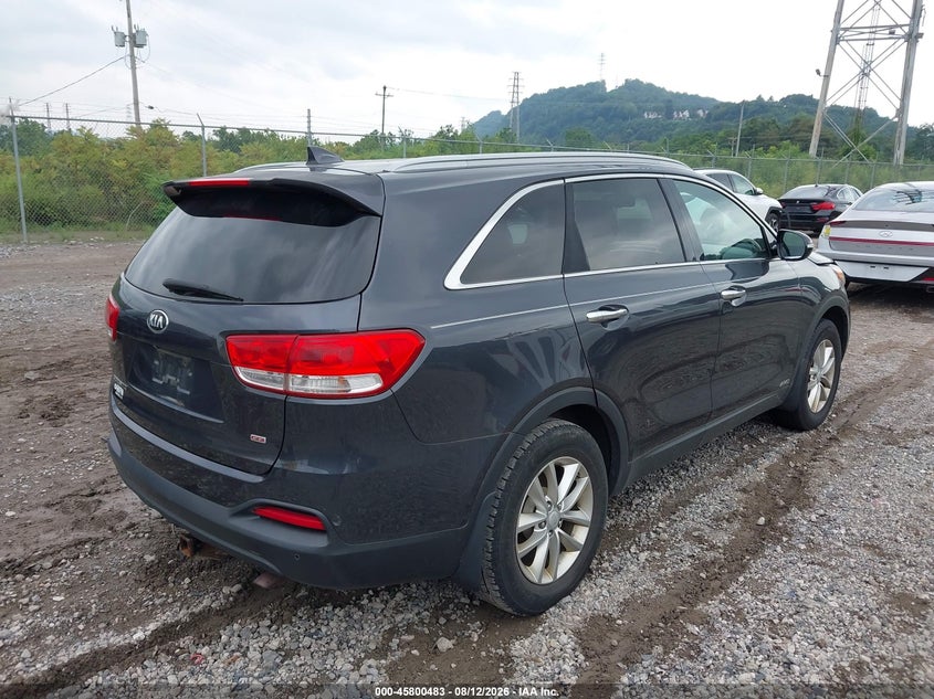 2016 Kia Sorento VIN 5XYPGDA37GG110185 IAAI salvage auction — NORMAL WEAR, Clear (Pennsylvania), sold $1,900 on 2026-08-20 (photo 4)