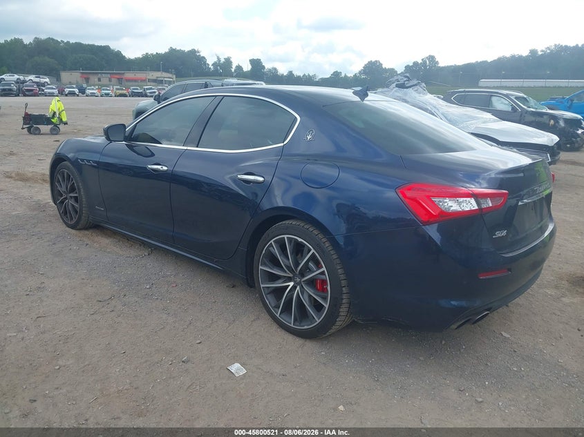 2019 Maserati Ghibli VIN ZAM57YTL1K1322130 IAAI salvage auction — SIDE, Salvage Title, sold $9,300 on 2026-08-19 (photo 3)