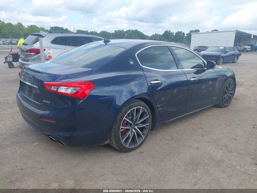 2019 Maserati Ghibli VIN ZAM57YTL1K1322130 IAAI salvage auction — SIDE, Salvage Title, sold $9,300 on 2026-08-19 (photo 4)