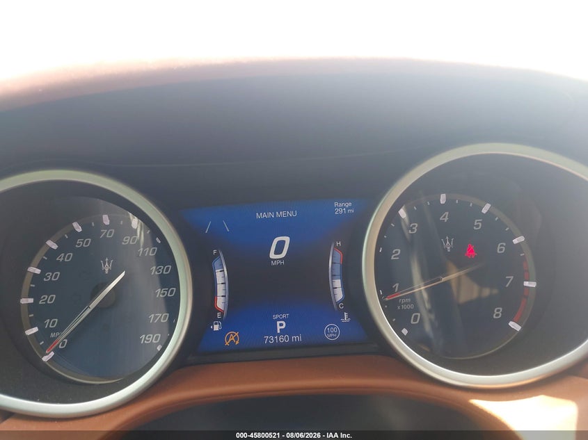 2019 Maserati Ghibli VIN ZAM57YTL1K1322130 IAAI salvage auction — SIDE, Salvage Title, sold $9,300 on 2026-08-19 (photo 7)
