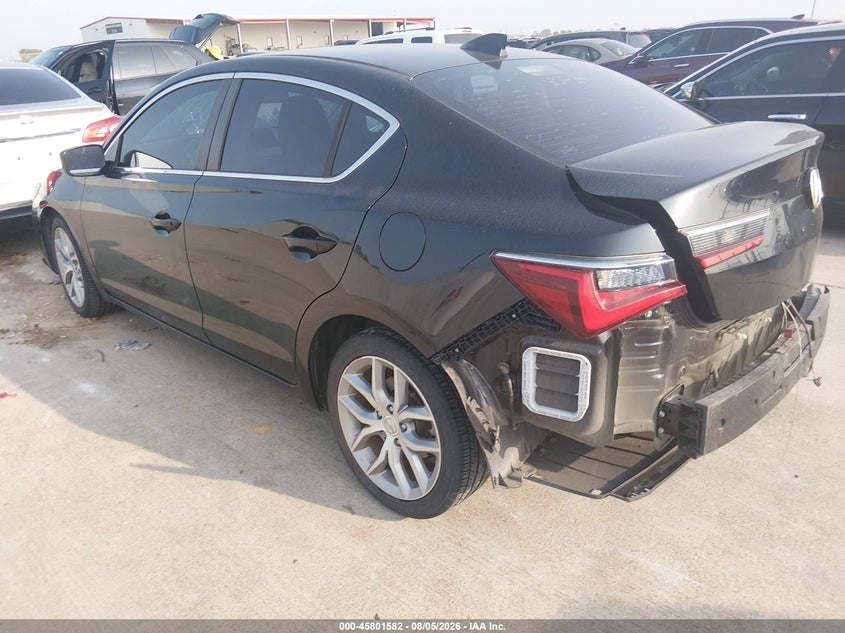 2019 Acura Ilx VIN 19UDE2F3XKA010520 IAAI salvage auction — REAR END, Wait Title, sold $7,500 on 2026-10-08 (photo 3)