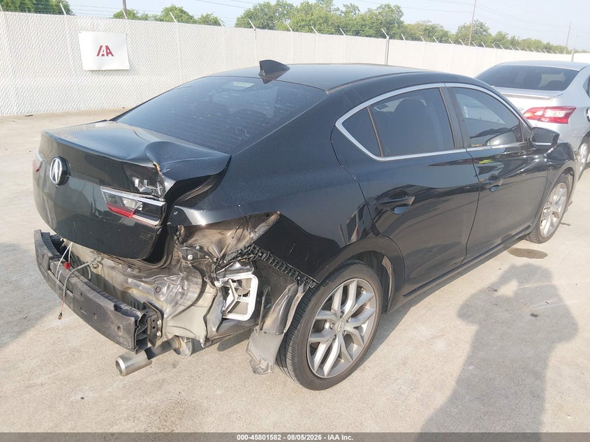 2019 Acura Ilx VIN 19UDE2F3XKA010520 IAAI salvage auction — REAR END, Wait Title, sold $7,500 on 2026-10-08 (photo 4)