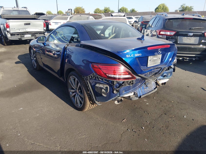 2017 Mercedes-benz Slc-klasse VIN WDDPK3JA5HF138052 IAAI salvage auction — REAR END, Salvage Title, sold $5,250 on 2026-09-11 (photo 3)