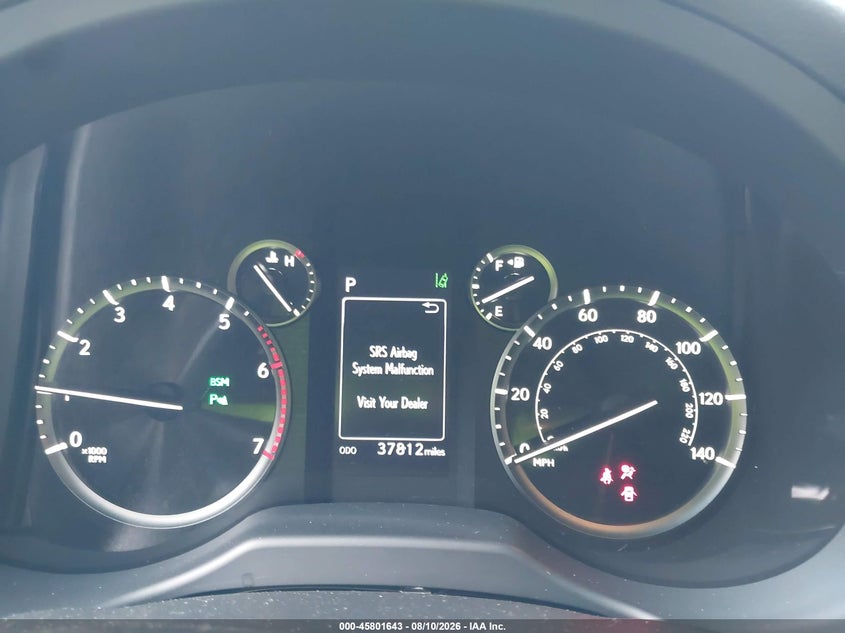2022 Lexus Gx VIN JTJAM7BX8N5335364 IAAI salvage auction — THEFT, Wait Title, sold $31,000 on 2026-09-11 (photo 7)
