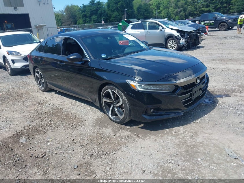 2021 Honda Accord VIN 1HGCV2F30MA027065 — IAAI salvage auction photo