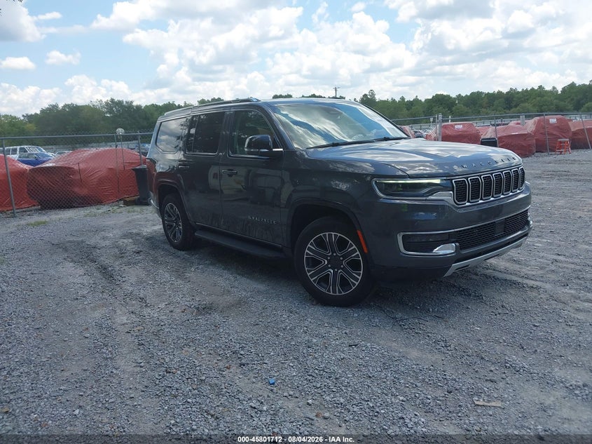 2024 Jeep Grand wagoneer VIN 1C4SJUBP0RS172344 IAAI salvage auction — REAR END, Salvage Title, sold $23,100 on 2026-08-12 (photo 1)