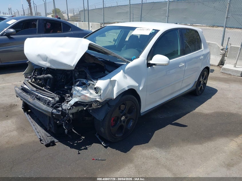 2008 Volkswagen Gti VIN WVWHV71K78W178025 IAAI salvage auction — FRONT END, Salvage (California), sold $550 on 2026-09-15 (photo 2)