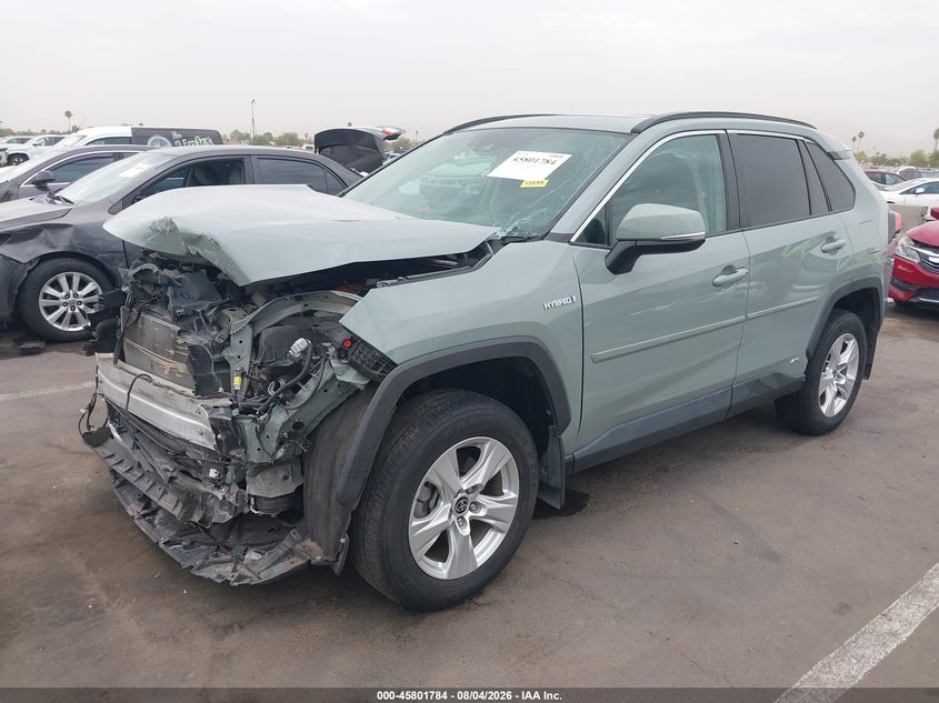 2021 Toyota Rav 4 VIN 2T3RWRFV5MW118169 IAAI salvage auction — FRONT END, Salvage Title, sold $9,200 on 2026-09-22 (photo 2)