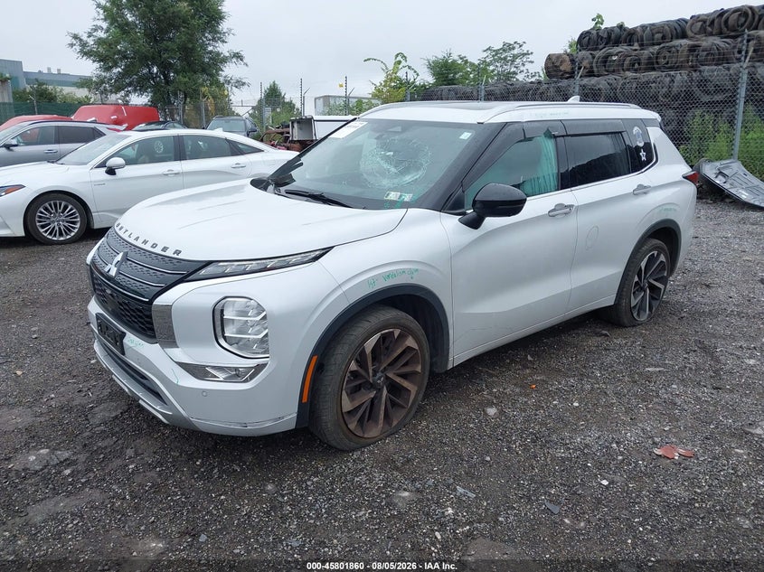 2022 Mitsubishi Outlander VIN JA4J3VA87NZ081010 IAAI salvage auction — SIDE, Salvage Title, sold $8,300 on 2026-08-30 (photo 2)