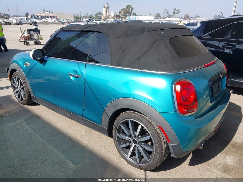 2016 Mini Convertible VIN WMWWG5C55G3C18924 IAAI salvage auction — FRONT END, Salvage (California), sold $1,300 on 2026-08-31 (photo 3)
