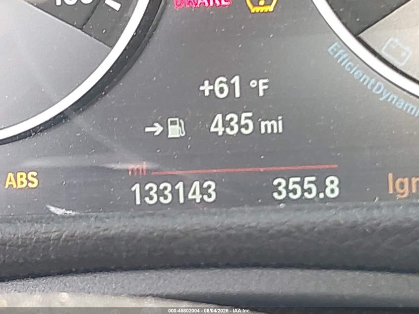 2016 BMW 3er VIN WBA8Z5C57GG501415 IAAI salvage auction — NORMAL WEAR, Clear (Colorado), sold $2,400 on 2026-08-12 (photo 7)
