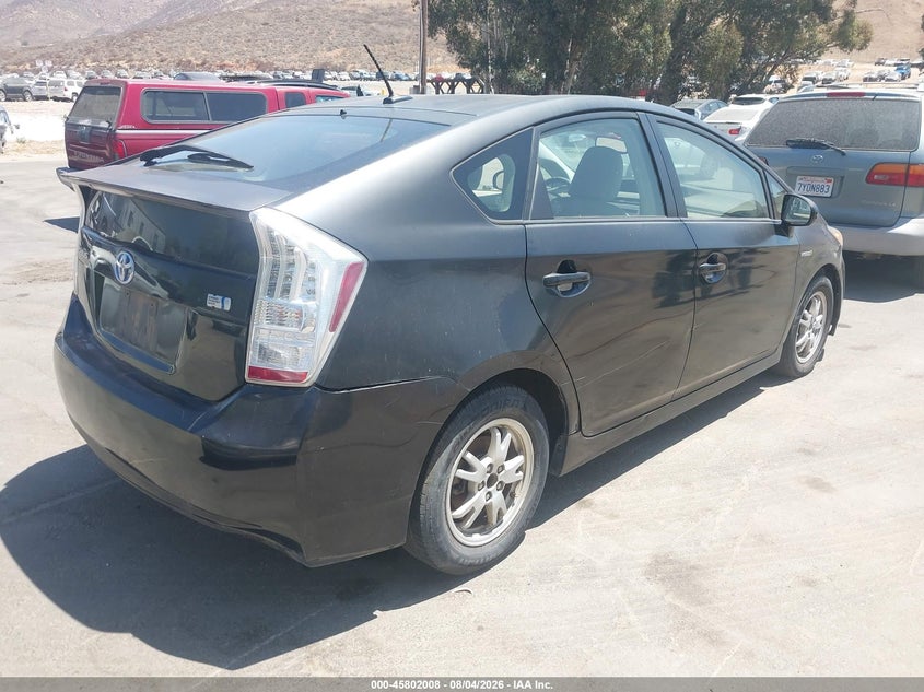 2011 Toyota Prius VIN JTDKN3DU5B1457568 IAAI salvage auction — NORMAL WEAR, Clear - Dealer Only (California), sold $1,700 on 2026-08-17 (photo 4)