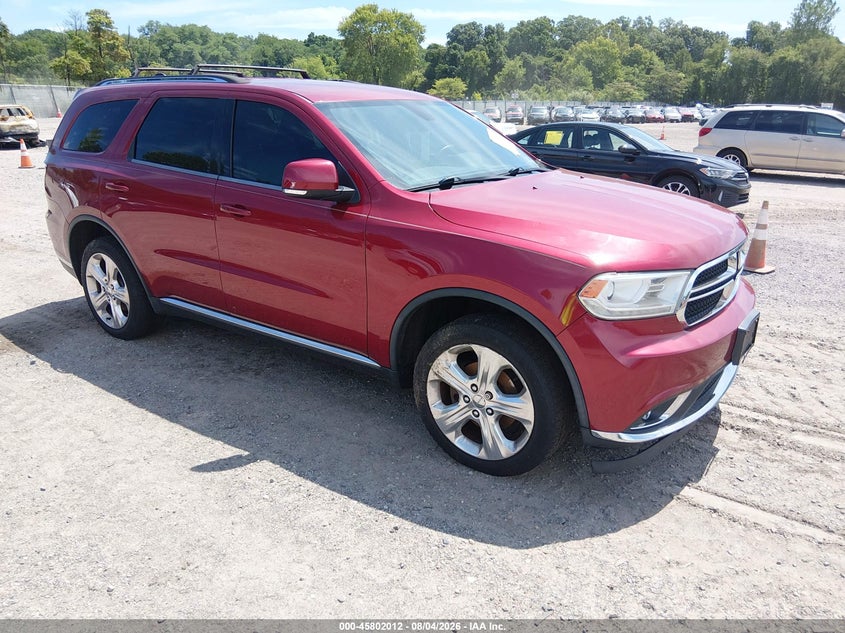 2014 Dodge Durango VIN 1C4RDJDG7EC337263 IAAI salvage auction — NORMAL WEAR, Clear (New Jersey), sold $700 on 2026-09-07 (photo 1)