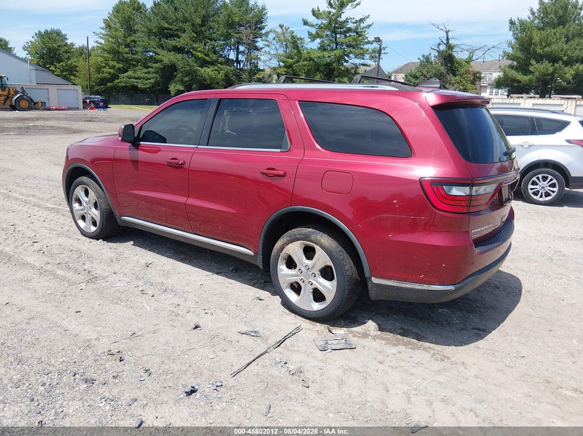2014 Dodge Durango VIN 1C4RDJDG7EC337263 IAAI salvage auction — NORMAL WEAR, Clear (New Jersey), sold $700 on 2026-09-07 (photo 3)