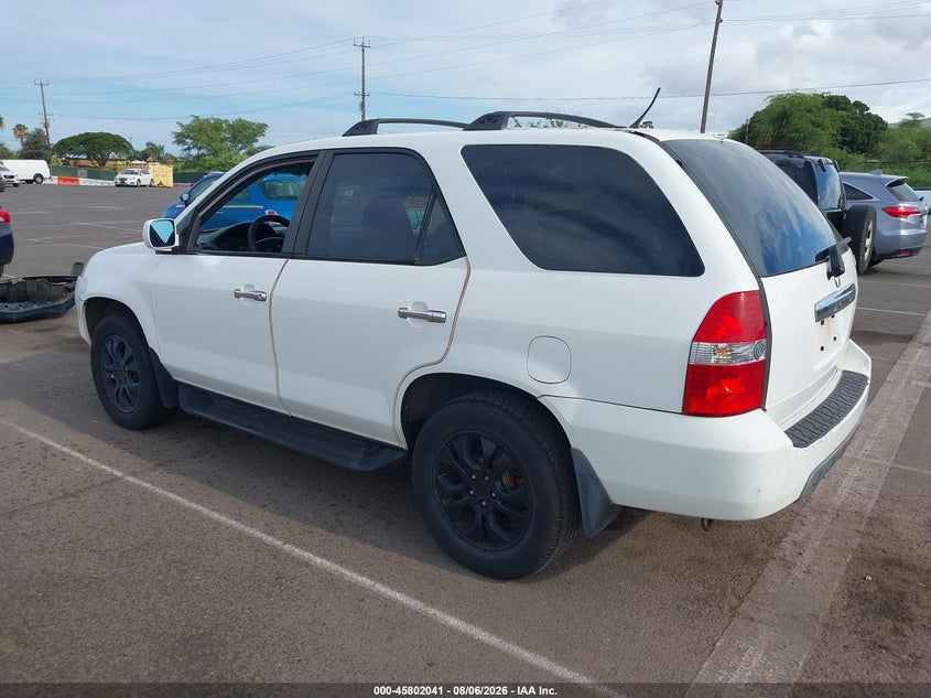 2003 Acura Mdx VIN 2HNYD18783H537952 IAAI salvage auction — NORMAL WEAR, Clear (Hawaii), sold $25 on 2026-09-01 (photo 3)
