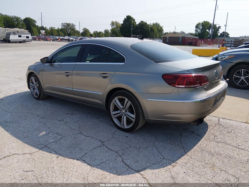 2013 Volkswagen Passat cc VIN WVWBN7AN7DE521089 IAAI salvage auction — NORMAL WEAR, Clear (Missouri), sold $550 on 2026-08-17 (photo 3)