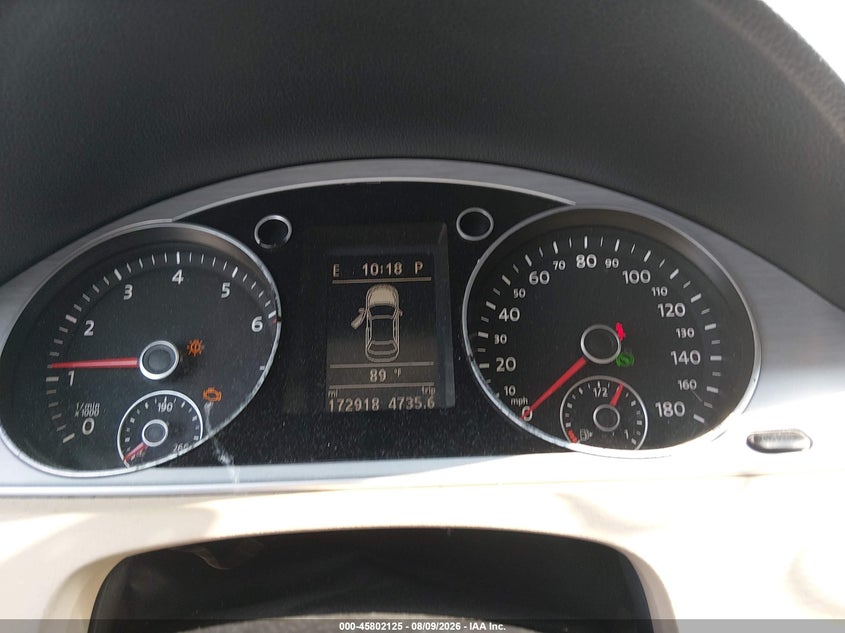 2013 Volkswagen Passat cc VIN WVWBN7AN7DE521089 IAAI salvage auction — NORMAL WEAR, Clear (Missouri), sold $550 on 2026-08-17 (photo 7)