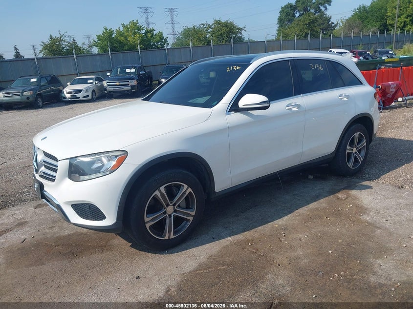 2016 Mercedes-benz Glc VIN WDC0G4JB6GF009192 IAAI salvage auction — UNKNOWN, Clear (Mississippi), sold $5,550 on 2026-08-10 (photo 2)