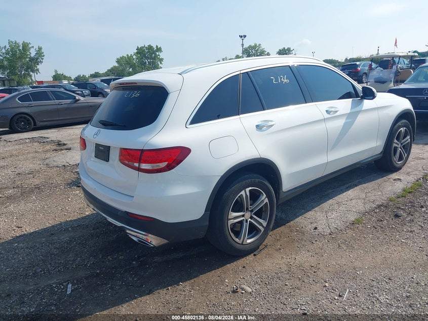 2016 Mercedes-benz Glc VIN WDC0G4JB6GF009192 IAAI salvage auction — UNKNOWN, Clear (Mississippi), sold $5,550 on 2026-08-10 (photo 4)