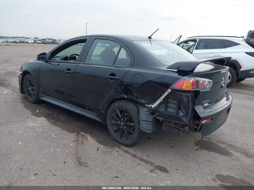 2017 Mitsubishi Lancer VIN JA32U2FU4HU011203 IAAI salvage auction — LEFT REAR, Wait Title, sold $775 on 2026-09-29 (photo 6)
