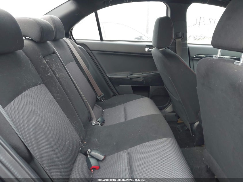 2017 Mitsubishi Lancer VIN JA32U2FU4HU011203 IAAI salvage auction — LEFT REAR, Wait Title, sold $775 on 2026-09-29 (photo 8)