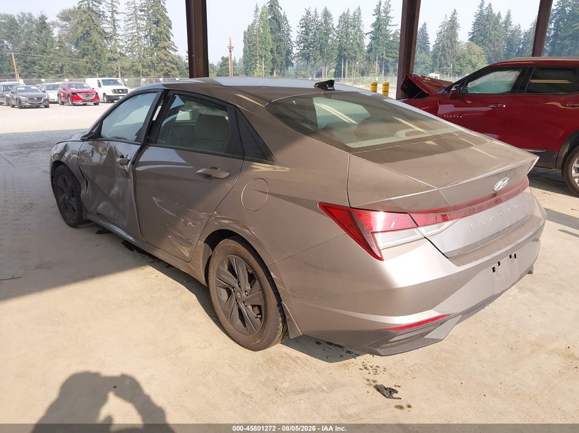 2023 Hyundai Elantra VIN KMHLM4AG1PU491925 IAAI salvage auction — LEFT SIDE, Bill Of Sale (Washington), sold $4,350 on 2026-08-27 (photo 3)